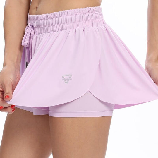 Short de Sport Femme 2 en 1 Tendance pour Entraînement et Activités Sportives 12