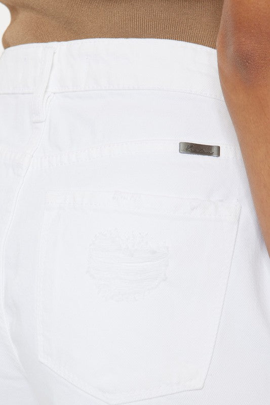 Shorts Femme Taille Haute Effilochés 3