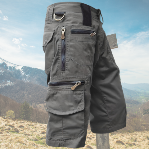 Shorts Homme Cargo Tactiques Pratiques pour Activités de Plein Air 3