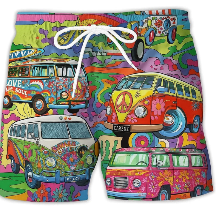 Shorts de Bain pour Hommes Style Graffiti 0