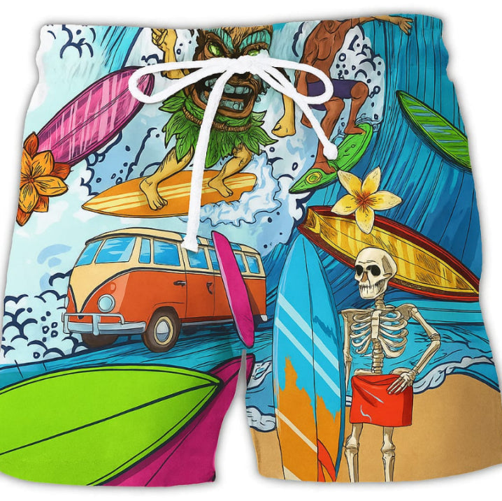 Shorts de Bain pour Hommes Style Graffiti 6