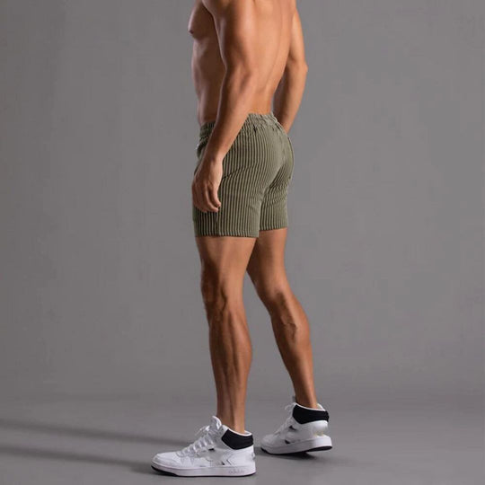 Shorts de Sport à Rayures pour Femme en Tissu Doux 4