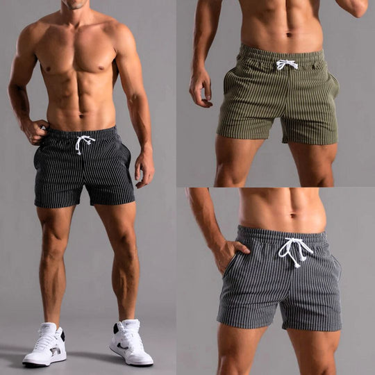 Shorts de Sport à Rayures pour Femme en Tissu Doux 5