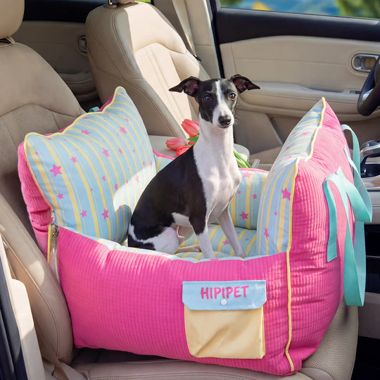 Siège Auto pour Animaux de Compagnie Confortable et Respirant 1