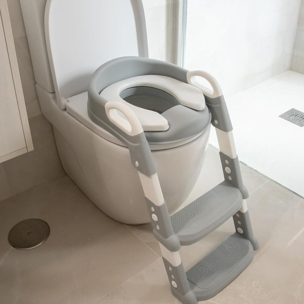 Siège de Toilette pour Enfants avec Échelle Pratique 4