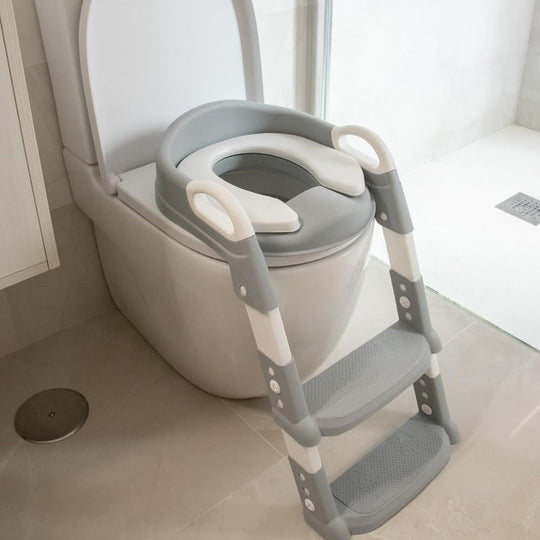 Siège de Toilette pour Enfants avec Échelle Pratique 4