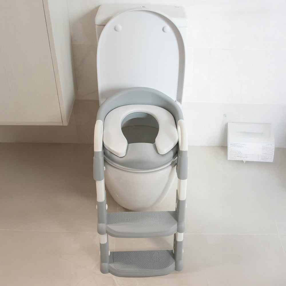 Siège de Toilette pour Enfants avec Échelle Pratique 5