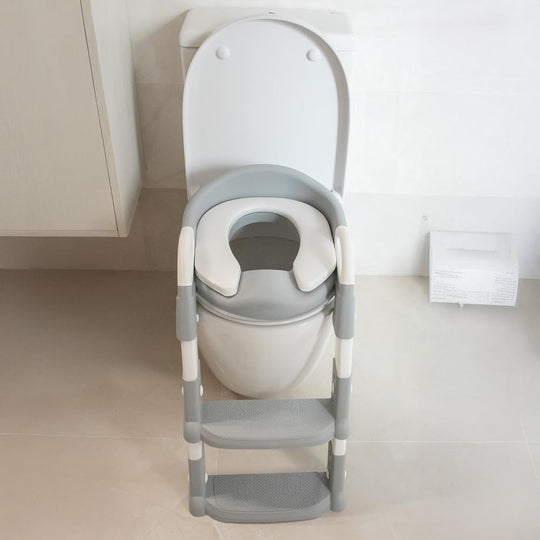 Siège de Toilette pour Enfants avec Échelle Pratique 5