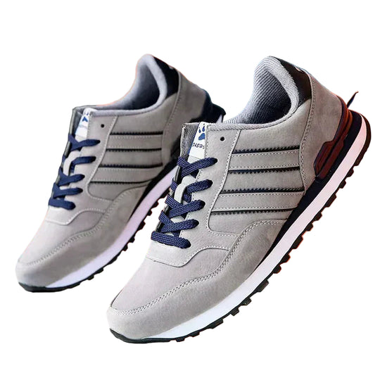 Sneakers Pour Hommes en Cuir Design Classique Confortable 0