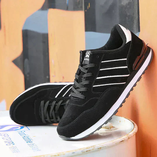 Sneakers Pour Hommes en Cuir Design Classique Confortable 3