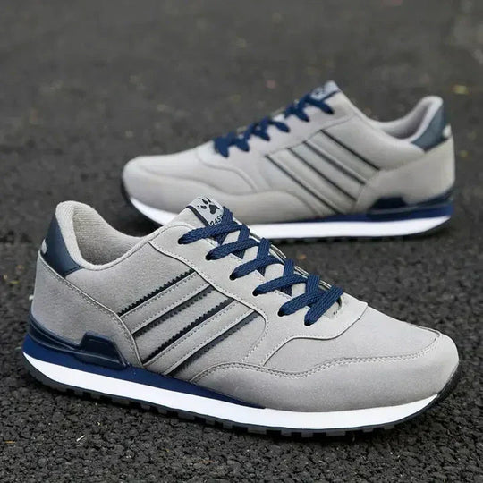 Sneakers Pour Hommes en Cuir Design Classique Confortable 4