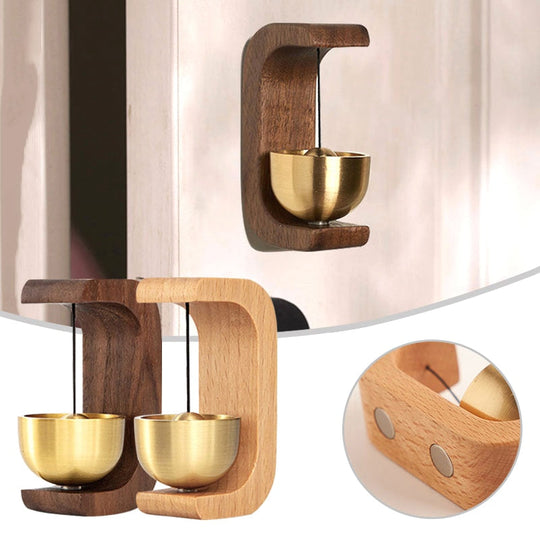 Sonnette de porte en bois créative Forest Song 5