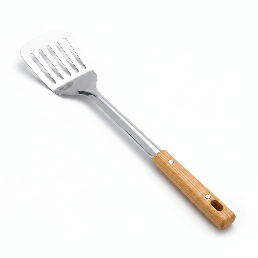 Spatule Cuisine Fendue Ergonomique Pour Retournement Précis Des Aliments 0