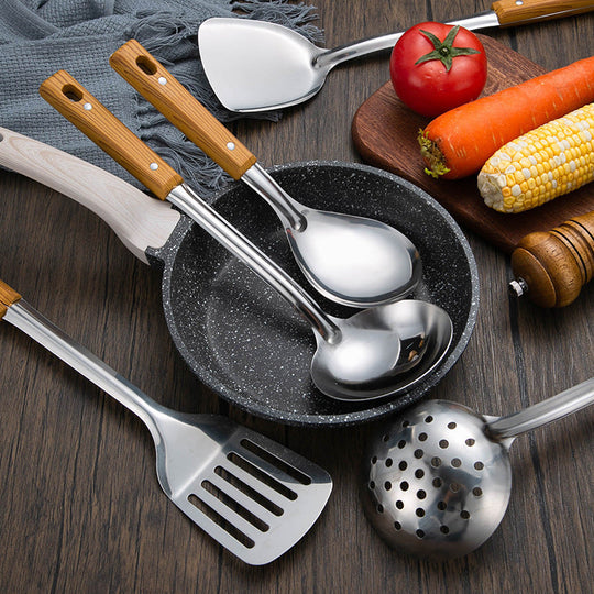 Spatule Cuisine Fendue Ergonomique Pour Retournement Précis Des Aliments 3