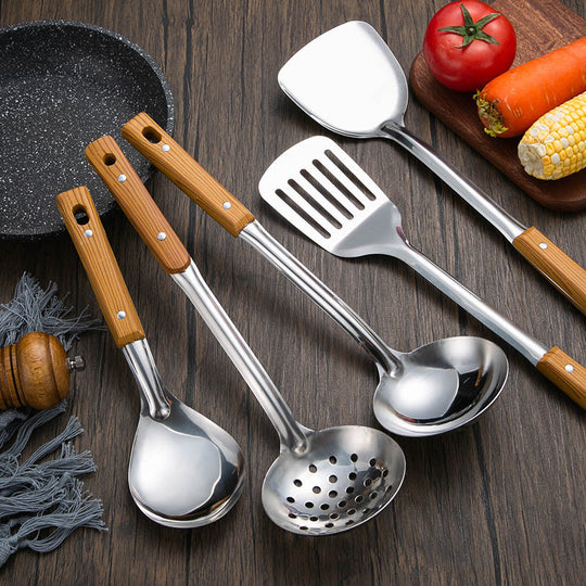 Spatule Cuisine Fendue Ergonomique Pour Retournement Précis Des Aliments 4