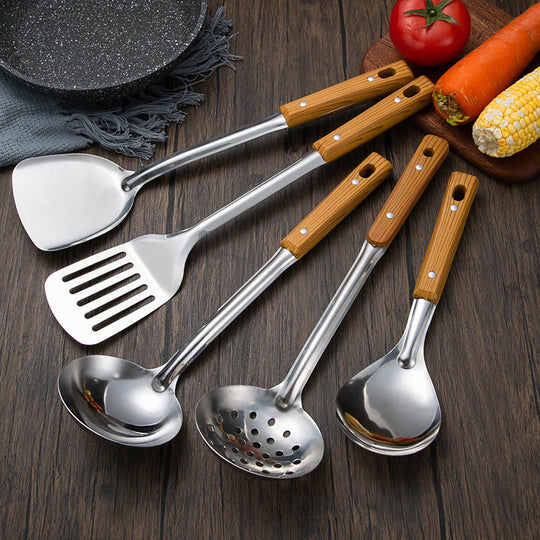 Spatule Cuisine Fendue Ergonomique Pour Retournement Précis Des Aliments 5