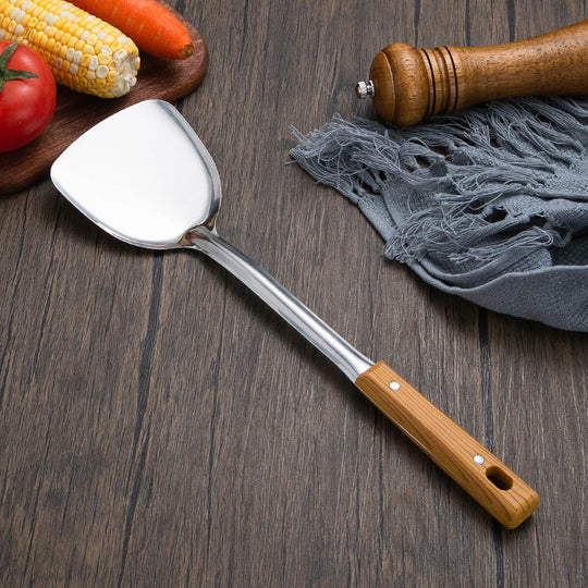 Spatule Cuisine Fendue Ergonomique Pour Retournement Précis Des Aliments 8