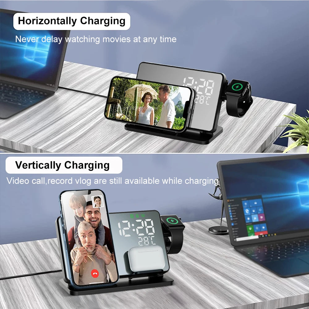 Station de Charge 3 en 1 pour iPhone, Apple Watch et AirPods 2