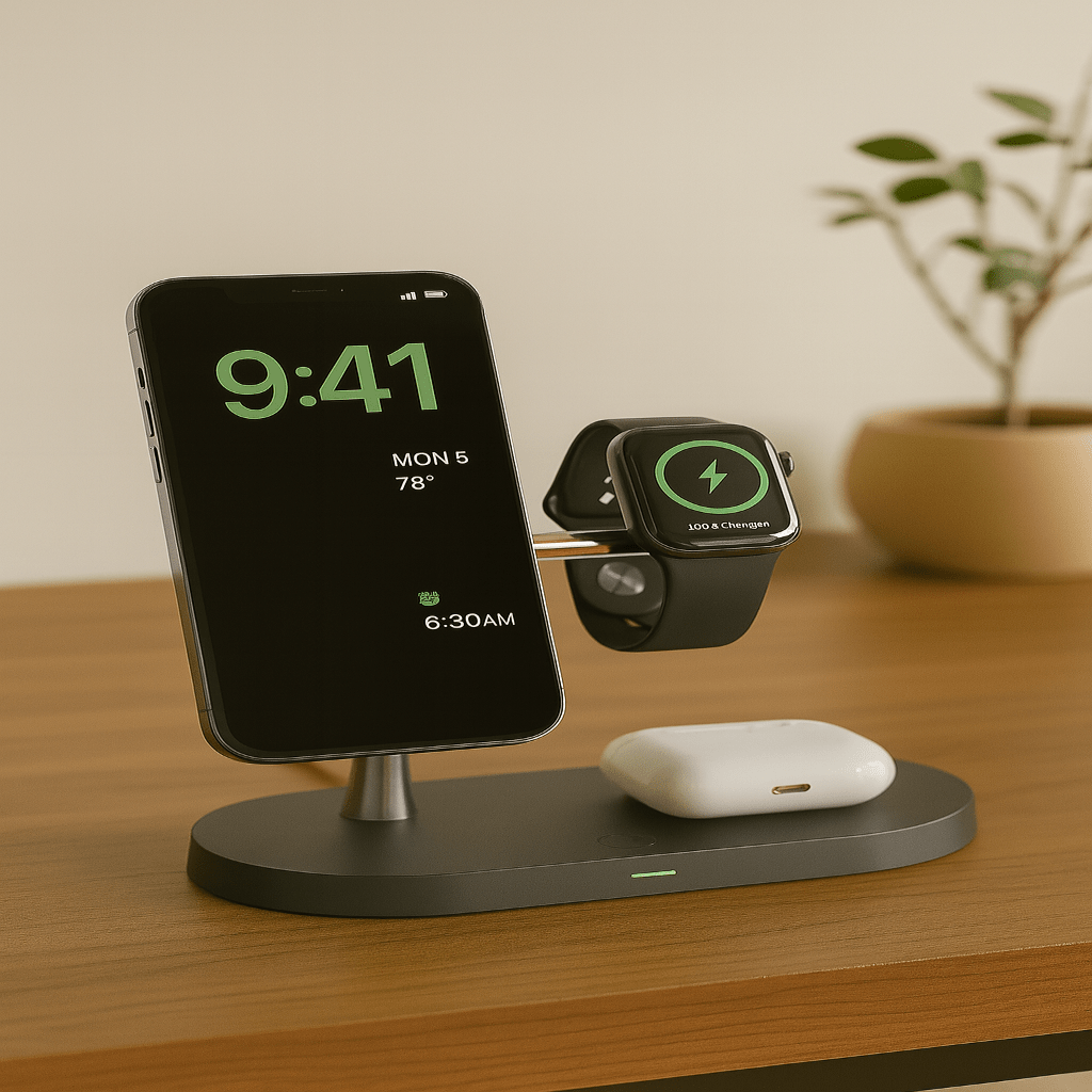 Station de Recharge 3-en-1 MagSafe pour iPhone, Watch et AirPods 2