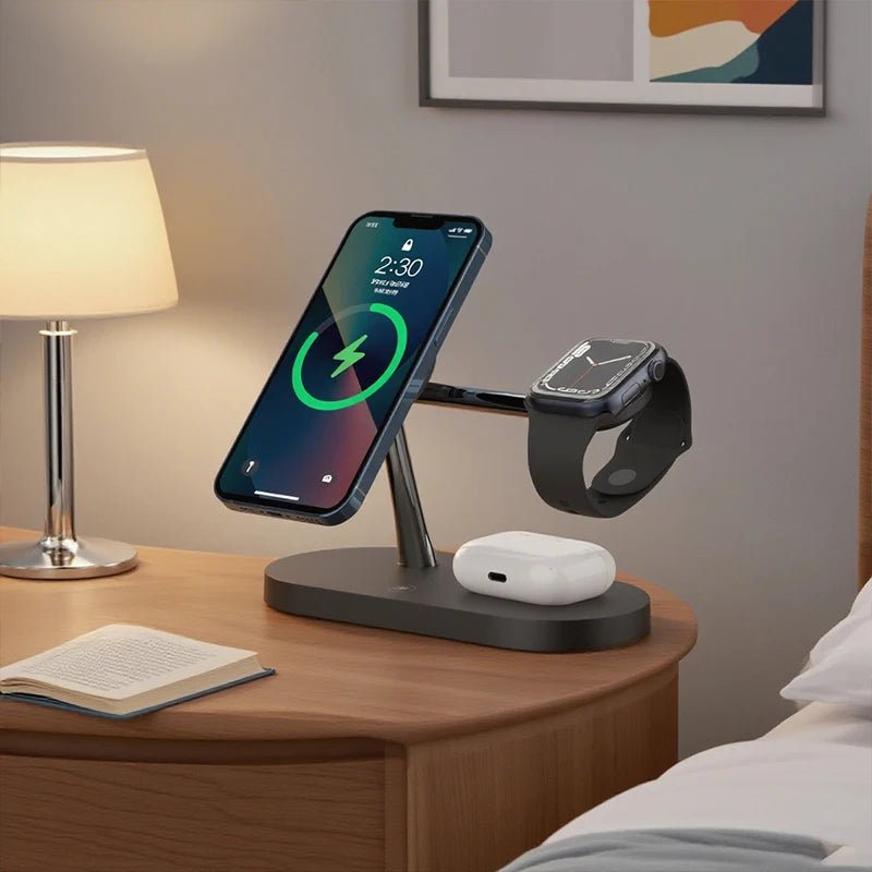 Station de Recharge 3-en-1 MagSafe pour iPhone, Watch et AirPods 3
