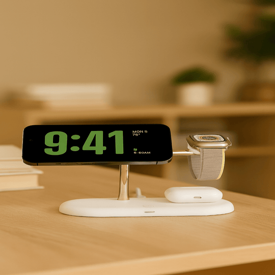 Station de Recharge 3-en-1 MagSafe pour iPhone, Watch et AirPods 4