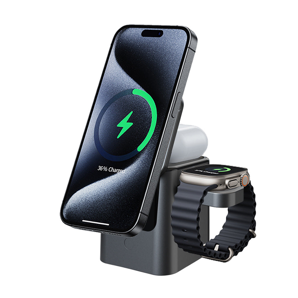 Station de Recharge 3-en-1 Pour Smartphone, Montre Intelligente et Écouteurs 6