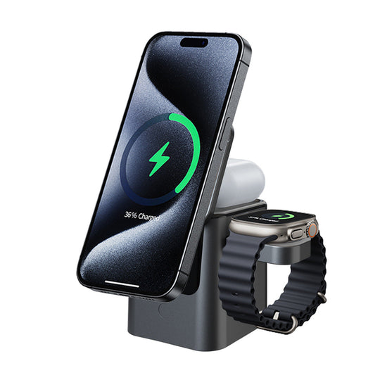 Station de Recharge 3-en-1 Pour Smartphone, Montre Intelligente et Écouteurs 6