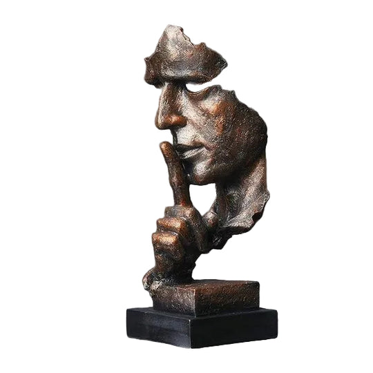 Statue Décoration Abstraite Visage Stylisé Moderne 0