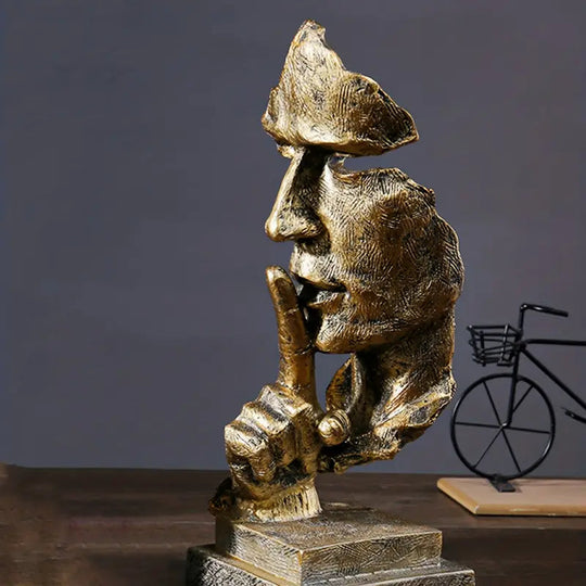 Statue Décoration Abstraite Visage Stylisé Moderne 1