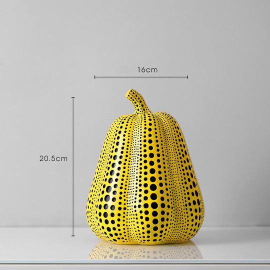 Statue Décoration Citrouille Moderne Design Inspiré de Yayoi Kusama 8
