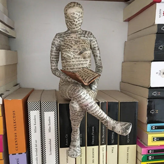 Statue Décoration Femme Lisante Livresque Design Déco 9