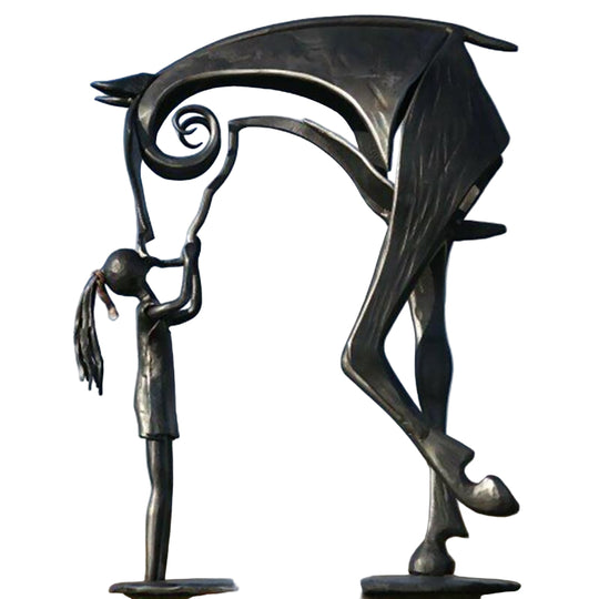 Statue Jardin Cheval Moderne pour Décoration Extérieure 0