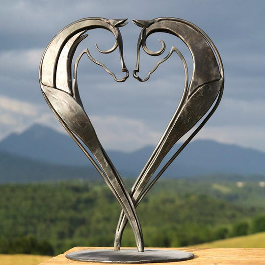 Statue Jardin Cheval Moderne pour Décoration Extérieure 11