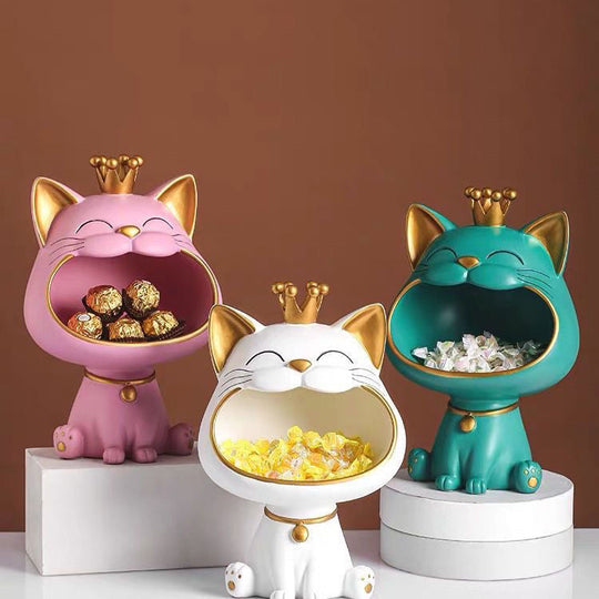 Statue de Chat Porte-Bonheur Maneki Neko 1