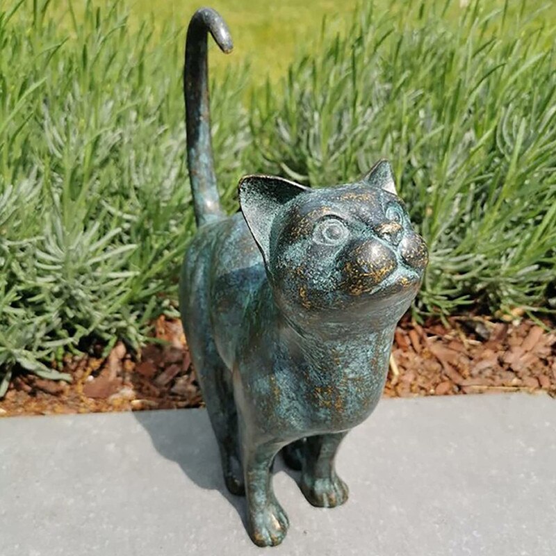 Statue de Chat de Jardin Décorative 2