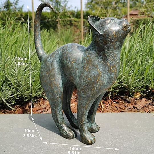 Statue de Chat de Jardin Décorative 3