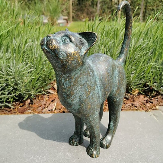 Statue de Chat de Jardin Décorative 4