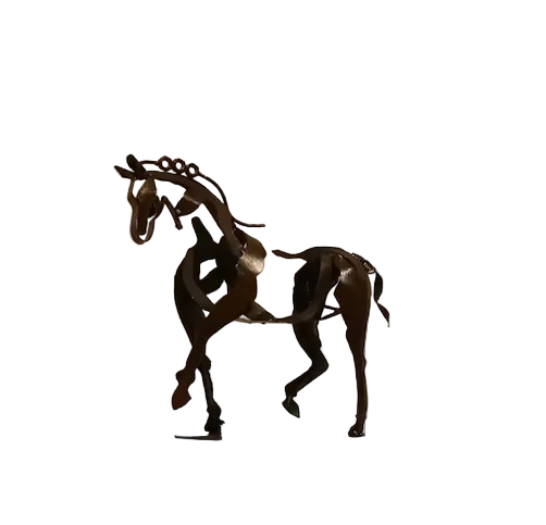 Statue de Cheval Artisanale Décorative 0