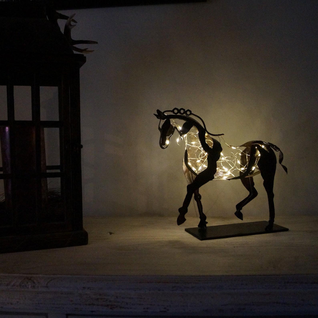 Statue de Cheval Artisanale Décorative 3