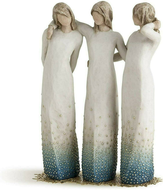 Statue de Sœurs en Résine Artisanale 5