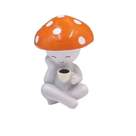 Statuette Déco Champignon Ludique pour Jardin et Intérieur 0
