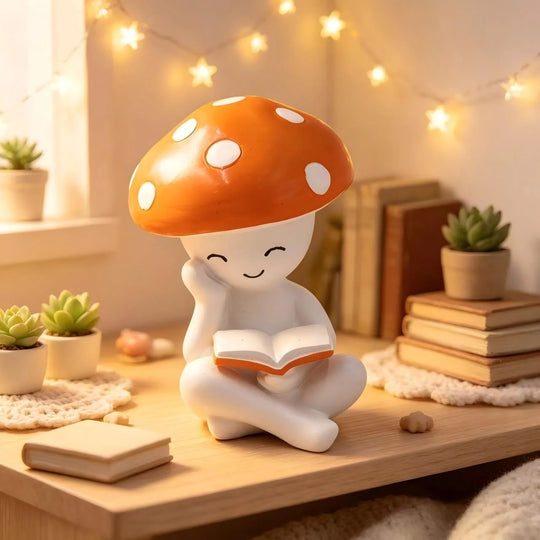 Statuette Déco Champignon Ludique pour Jardin et Intérieur 4