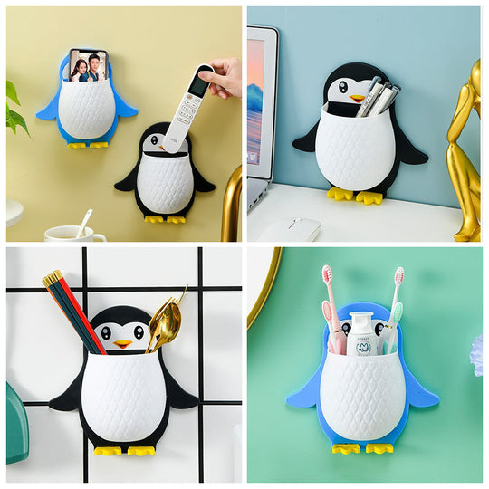 Support Mural pour Téléphone en Forme de Pingouin Amusant 6