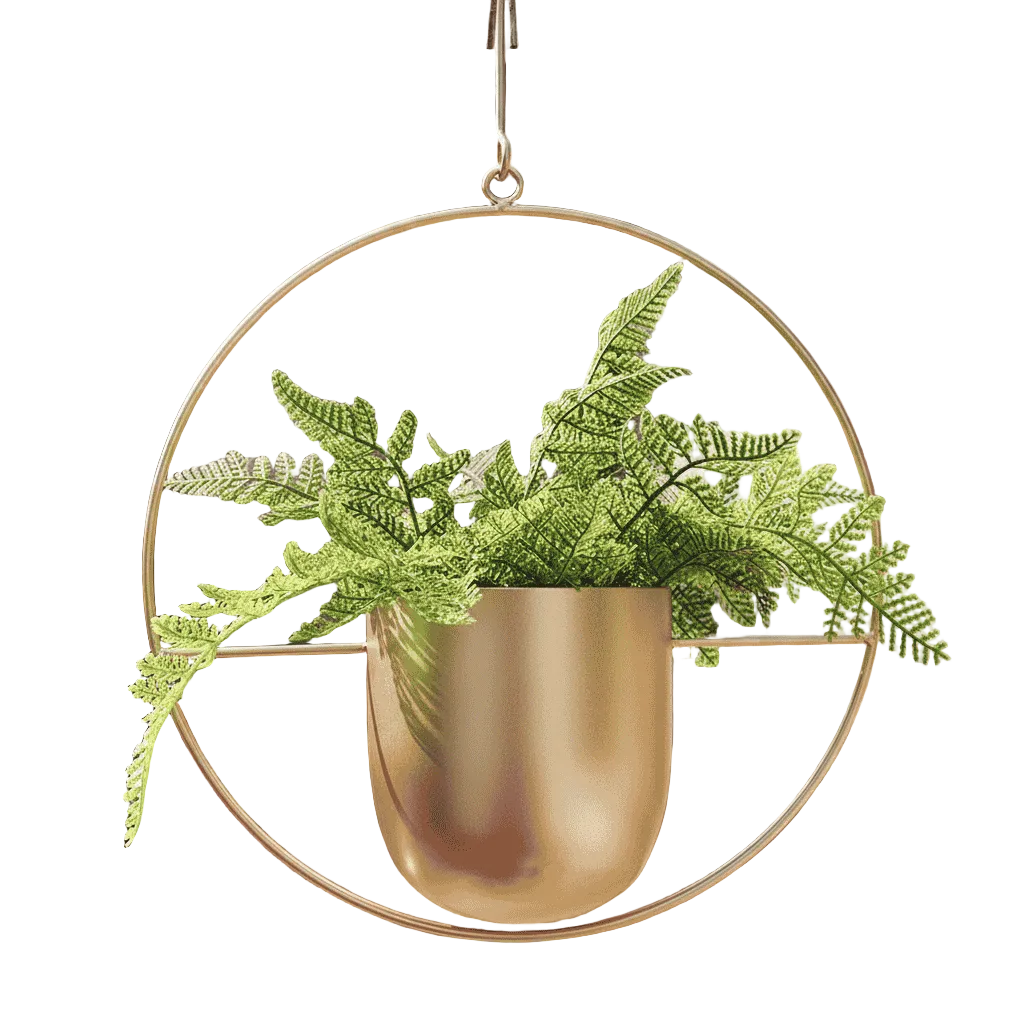Support Pour Plantes Mural Minimaliste Avec Chaîne Réglable 0