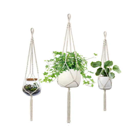 Support Suspendu pour Plantes Style Macramé 4