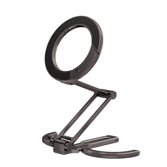 Support Téléphone Portable Pliable Avec Anneau Lumineux Intégré 2