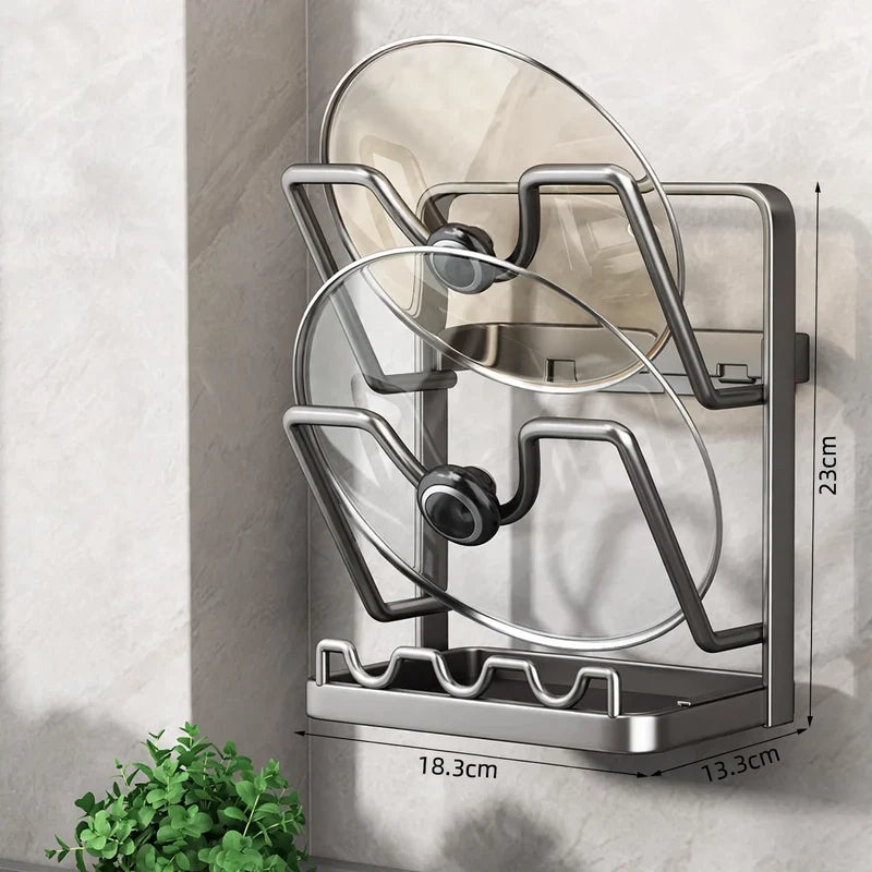 Support Ustensiles de Cuisine Polyvalent pour Mur et Table 0
