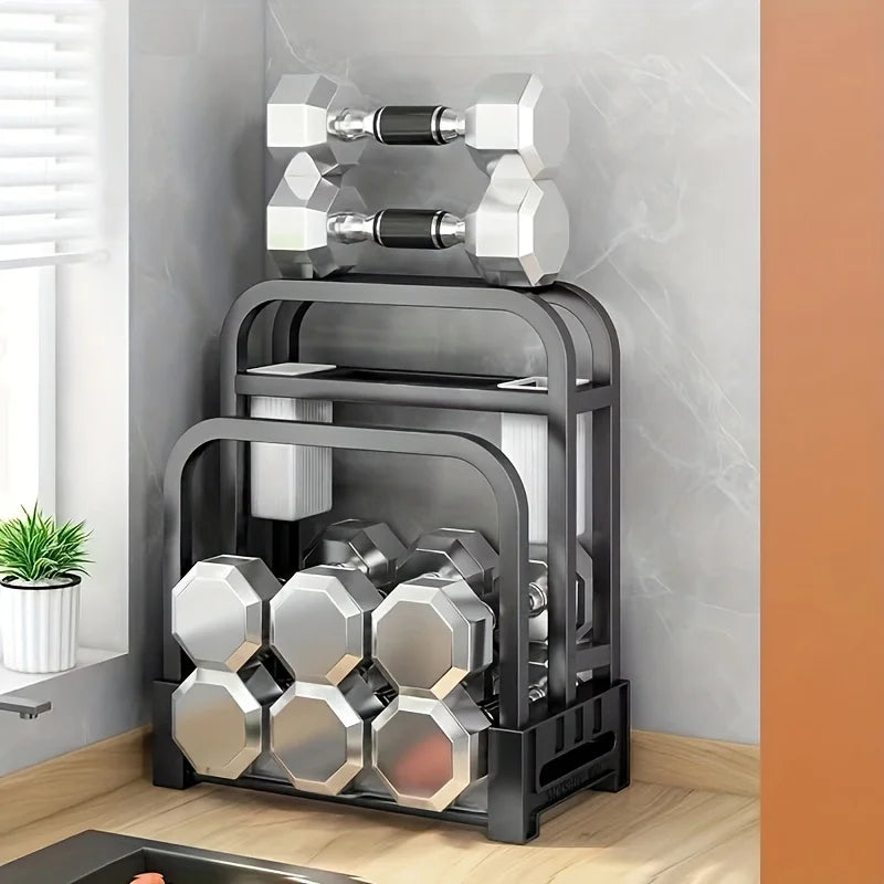 Support de Cuisine Multifonctionnel en Acier Inoxydable 4
