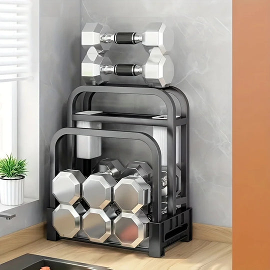 Support de Cuisine Multifonctionnel en Acier Inoxydable 4