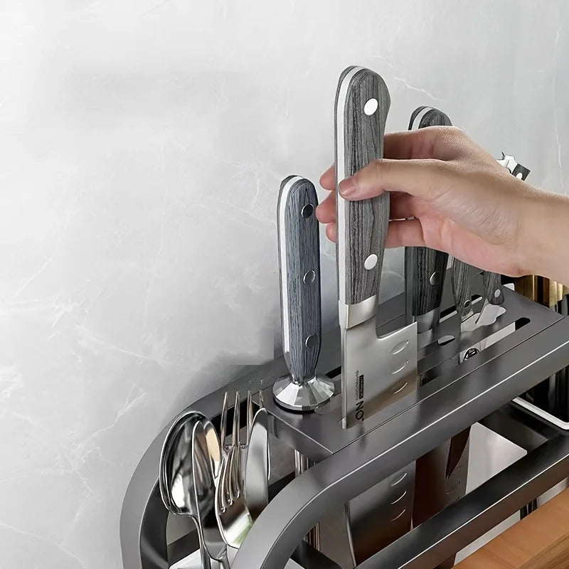 Support de Cuisine Multifonctionnel en Acier Inoxydable 5